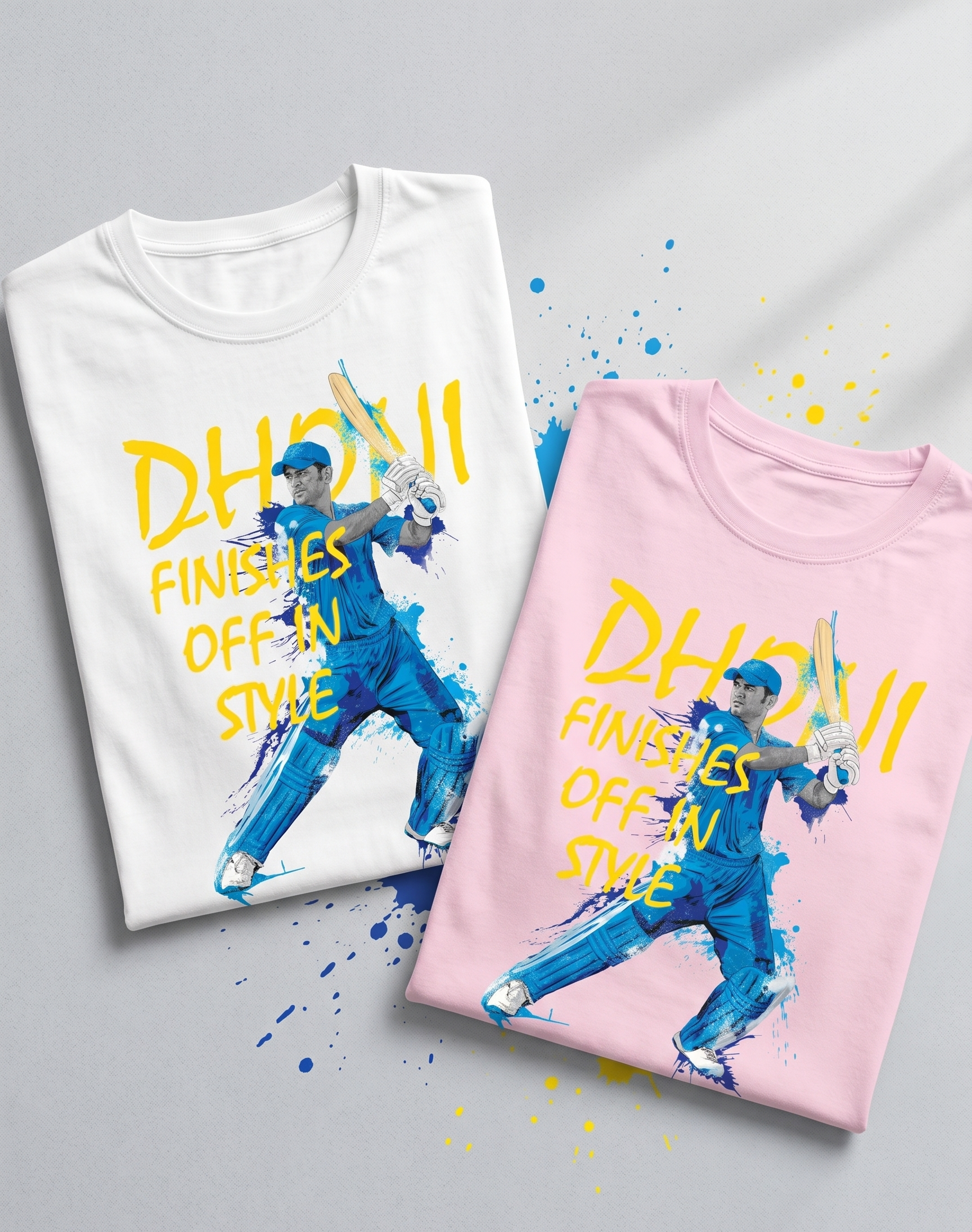 Unisex Classic Crew T-Shirt For Dhoni Fans