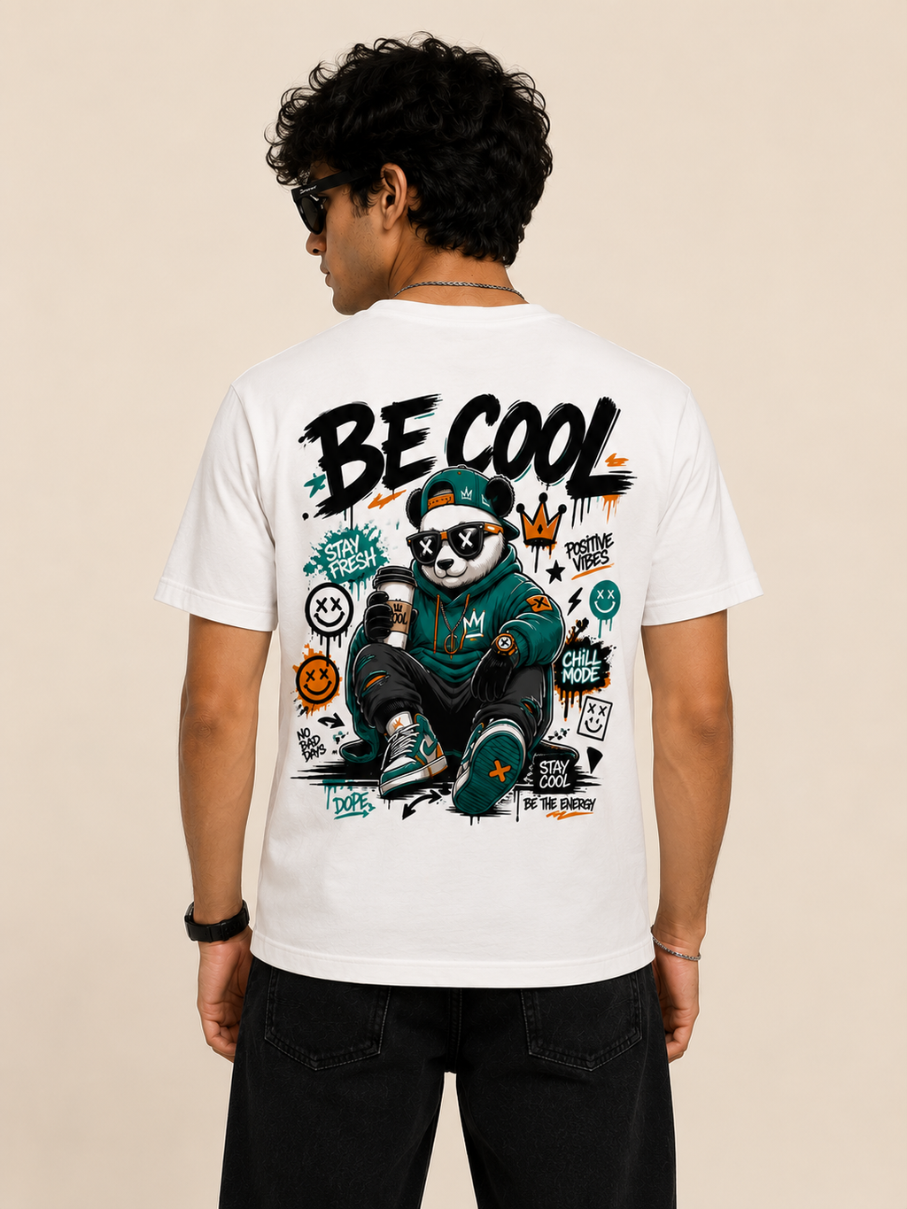 Be Cool Panda  Graphic Tee