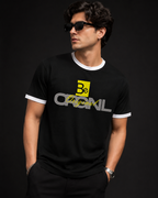 Be Original Black with White Ringer T-Shirt