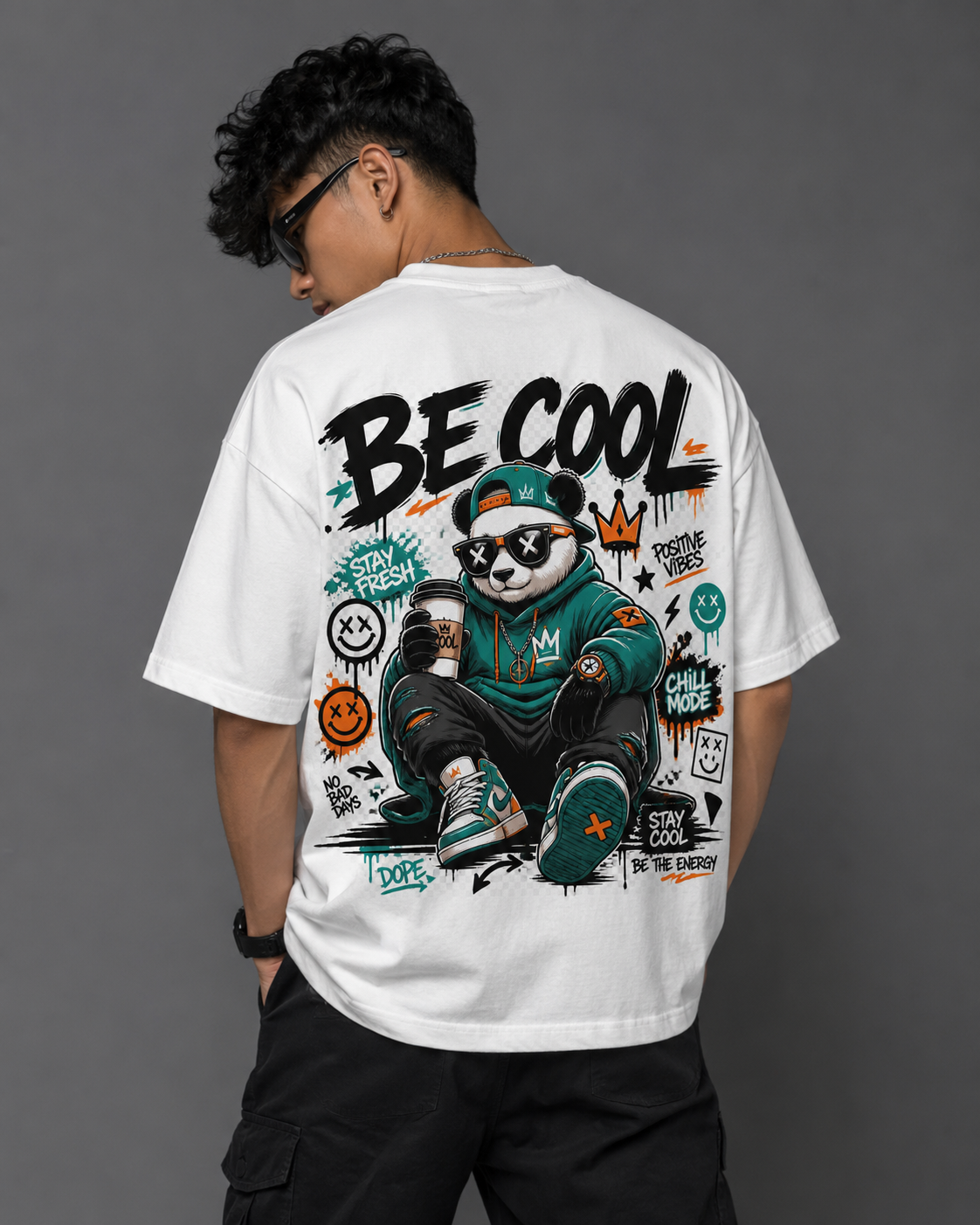 Be Cool Panda  Graphic Tee