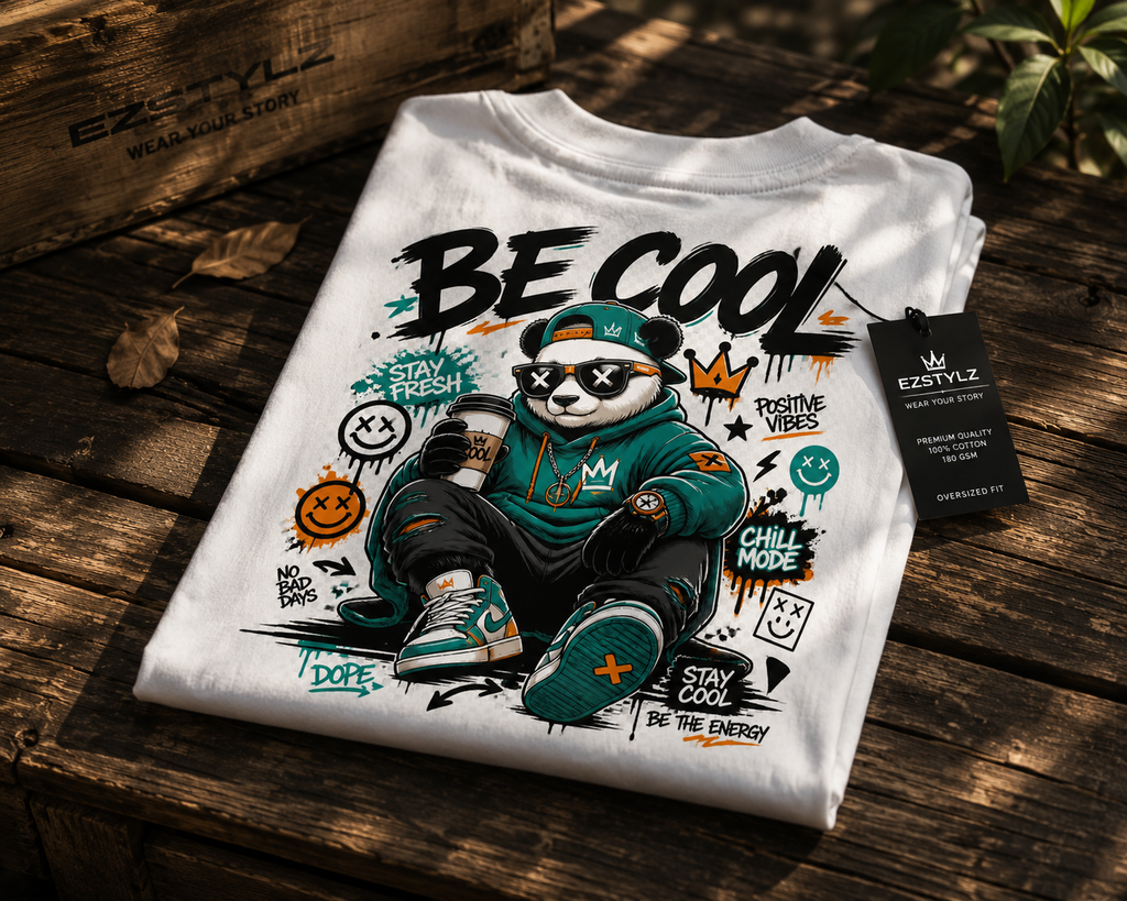 Be Cool Panda  Graphic Tee