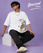 Kitty Oversized/Regular Fit  Graphic Tee