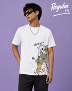 Kitty Oversized/Regular Fit  Graphic Tee