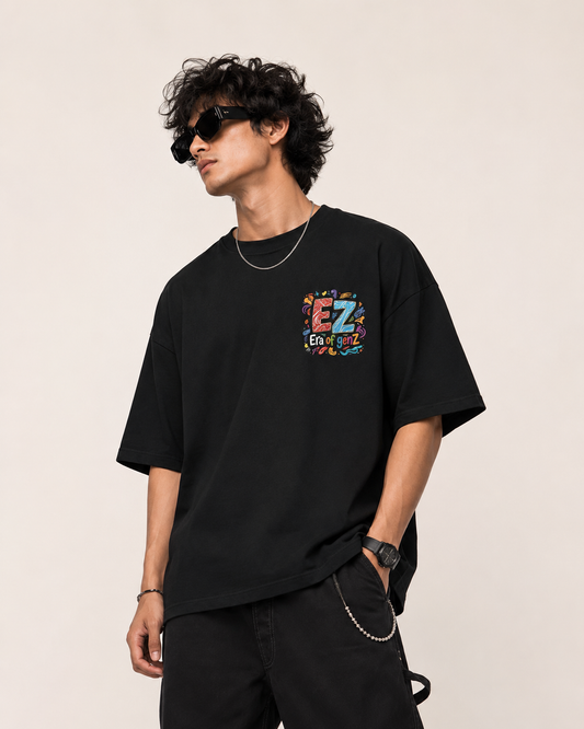 EZ SOIL STORIES SOUL Oversized Graphic T-Shirt