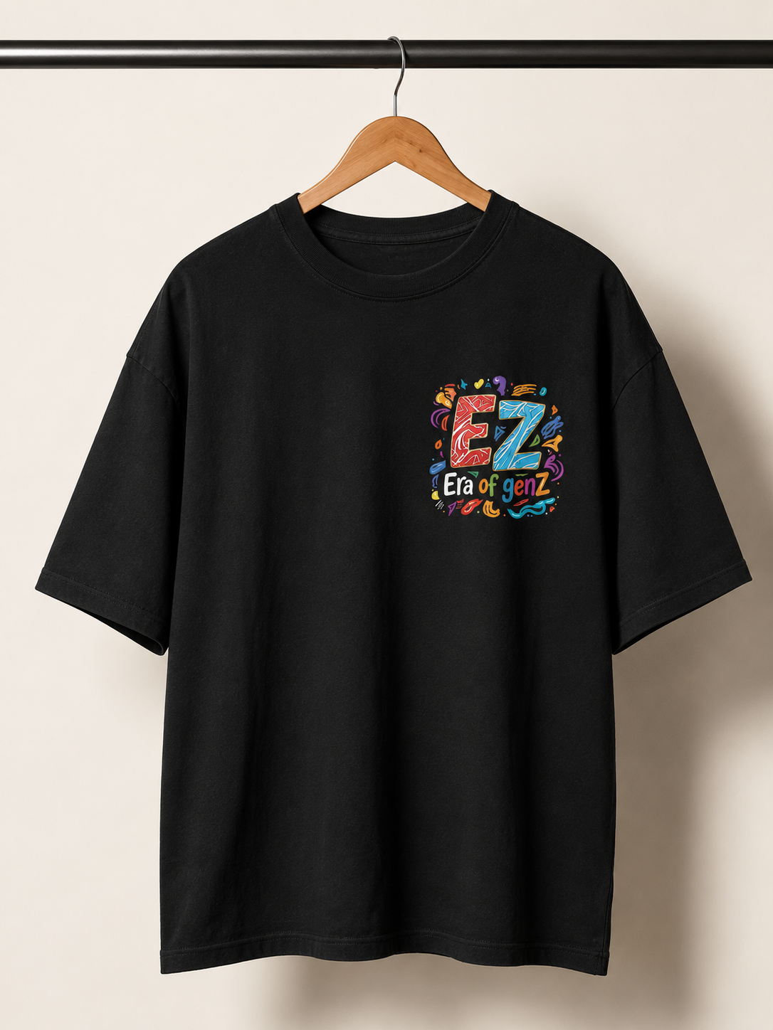 EZ SOIL STORIES SOUL Oversized Graphic T-Shirt