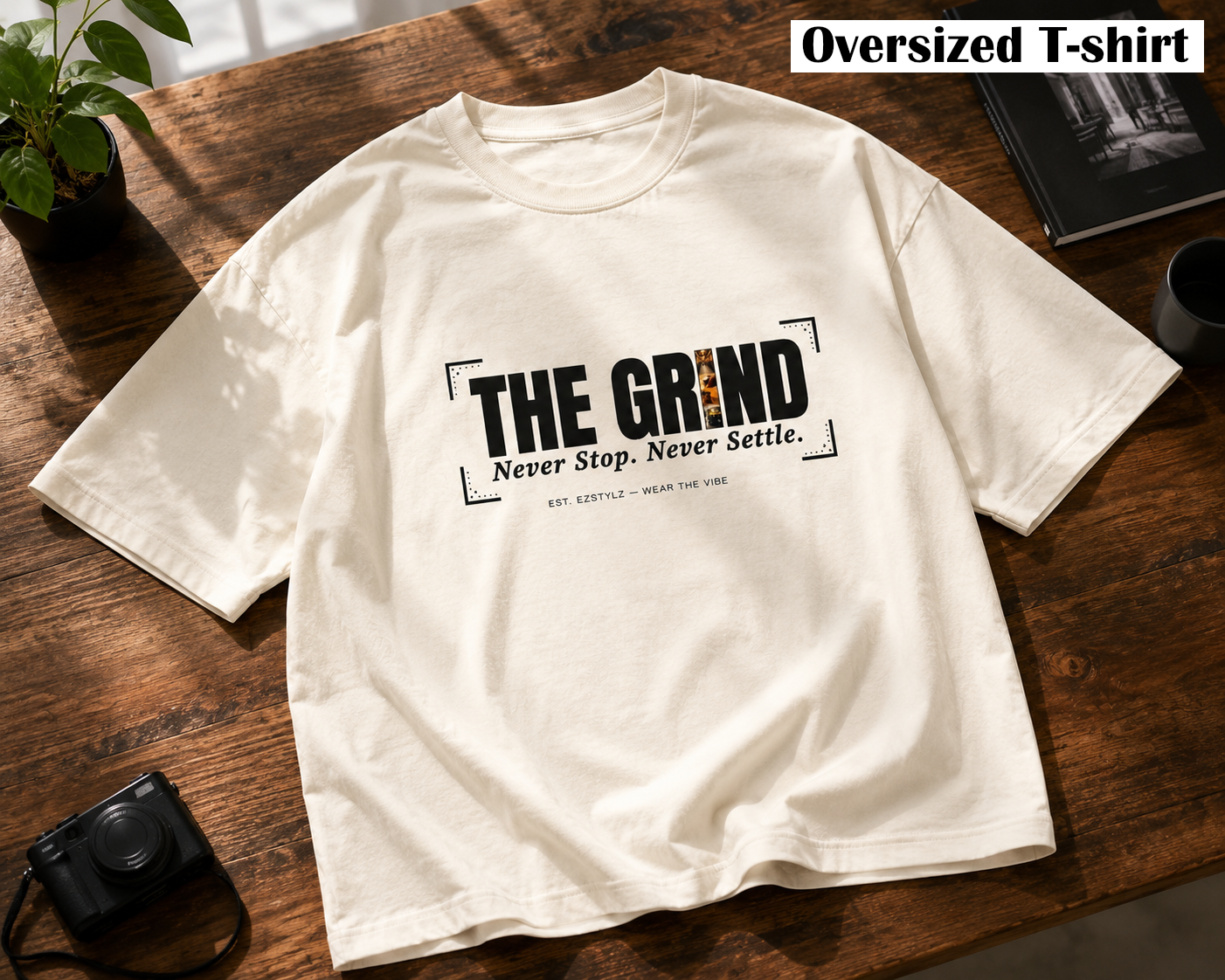 The Grind Off White Graphic Tee