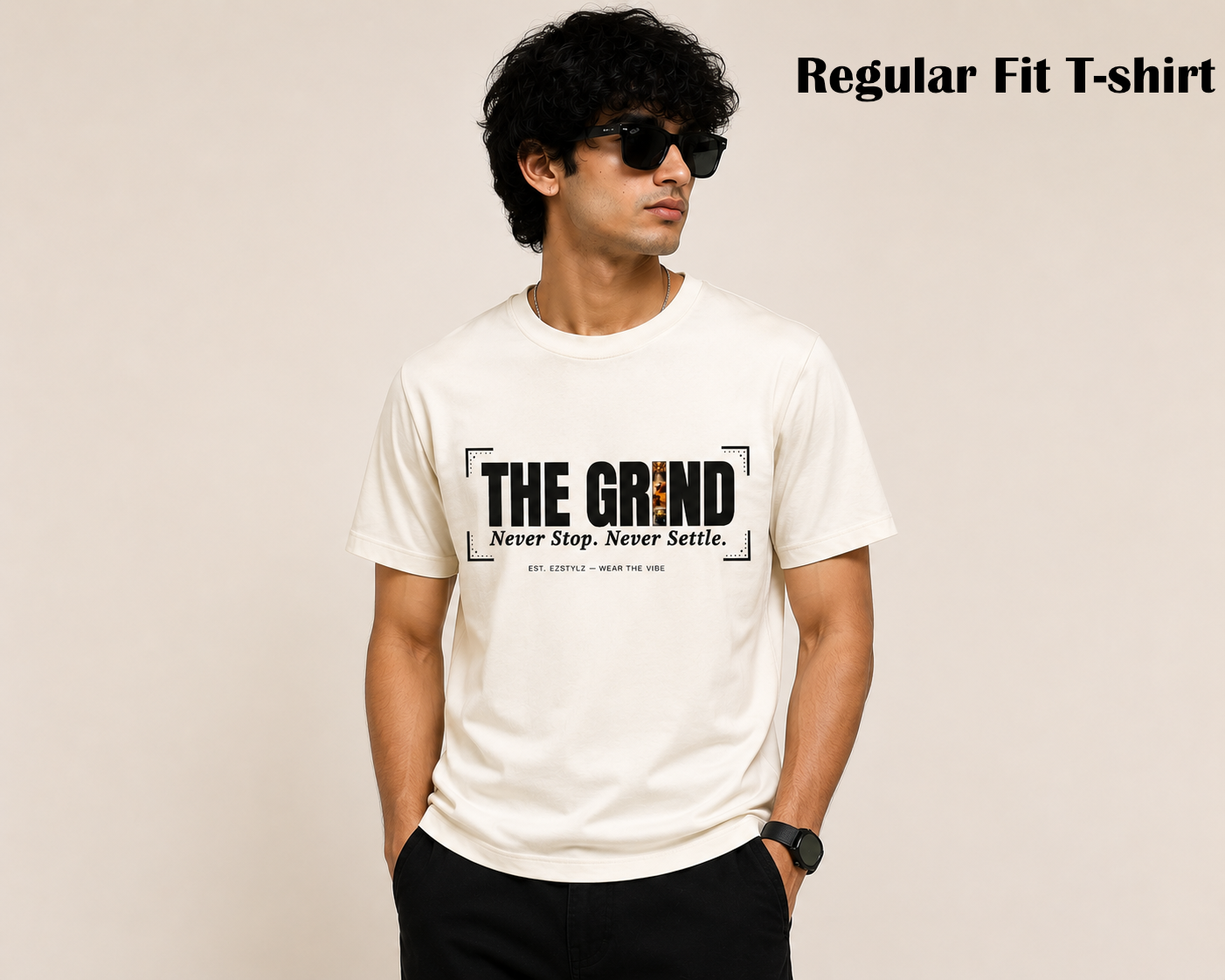 The Grind Off White Graphic Tee