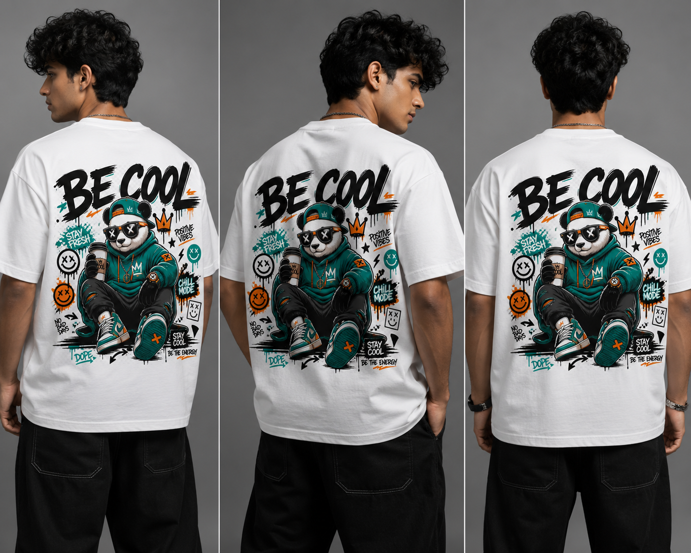 Be Cool Panda  Graphic Tee